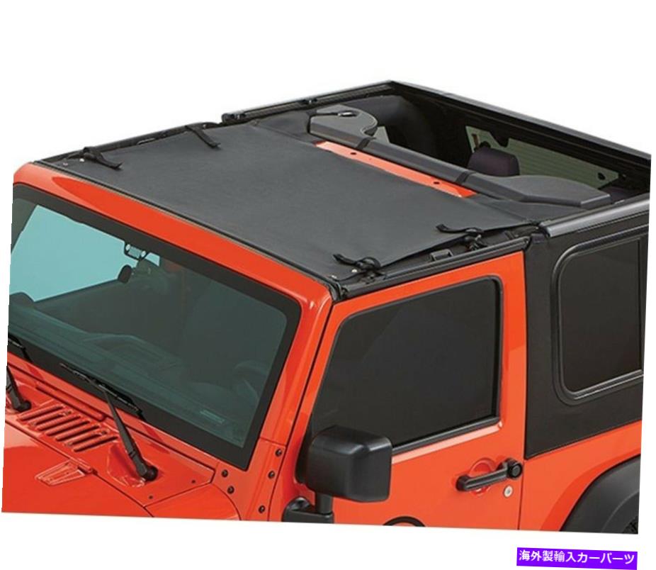 幌 Bestop 52400-35 Sun Targa Bikini Top Black for 07-18 Jeep Wrangler Wrangler JK Bestop 52400-35 Sun Targa Bikini Top Black For 07-18 Jeep Wrangler Wrangler JK【並行輸入品】