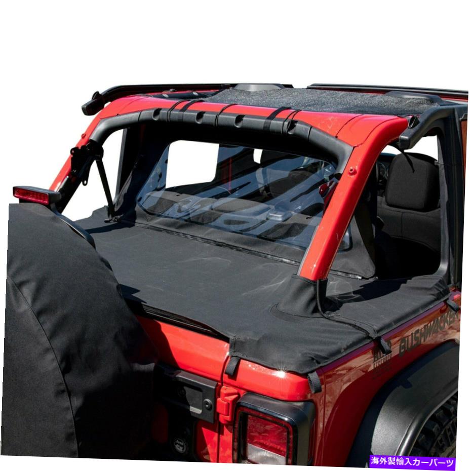 幌 Jeep Wrangler 2018-2022 Rampage 990040 Black Windbreakerの場合 For Jeep Wrangler 2018-2022 Rampage 990040 Black Windbreaker【並行輸入品】