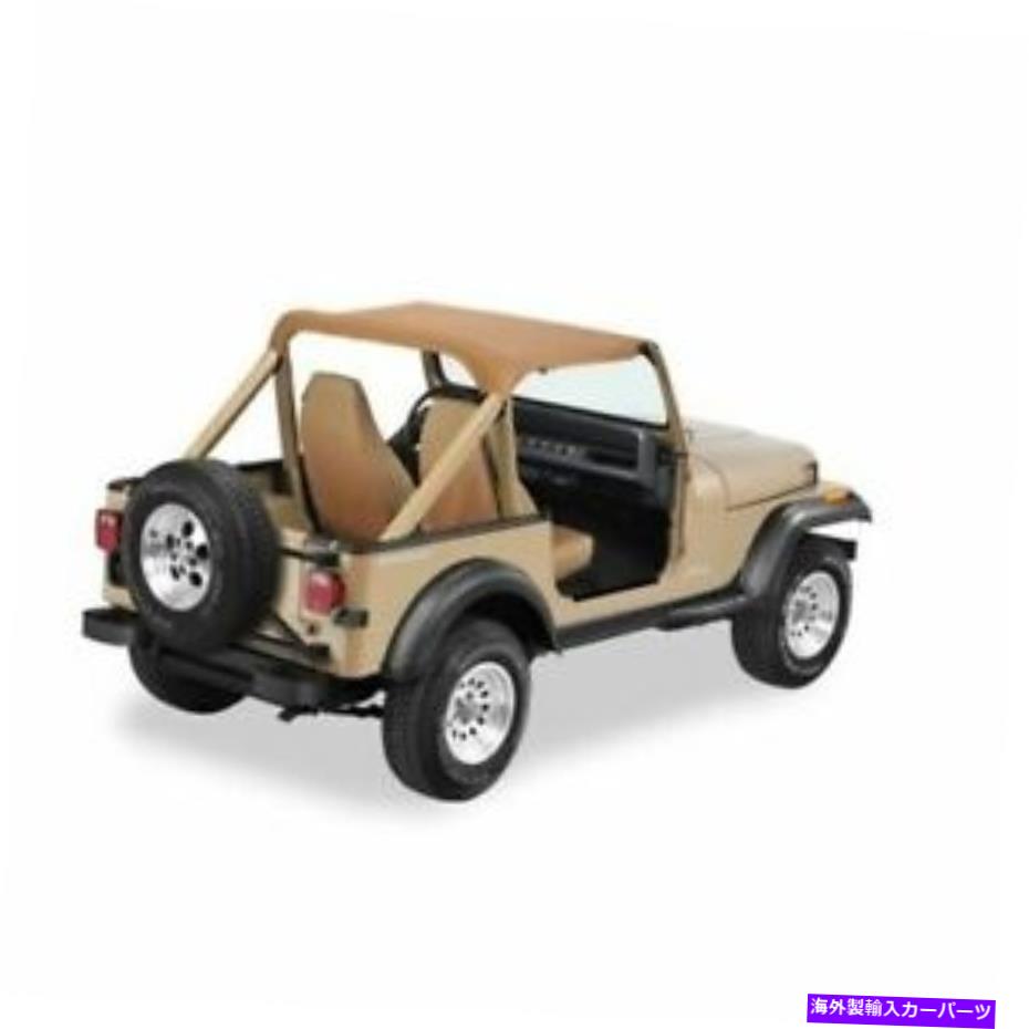 幌 Bestop 52519-37ソフトトップストラップレスビキニポリマークロススパイス Bestop 52519-37 Soft Top Strapless Bikini Polymer Cloth Spice For Wrangler NEW【並行輸入品】