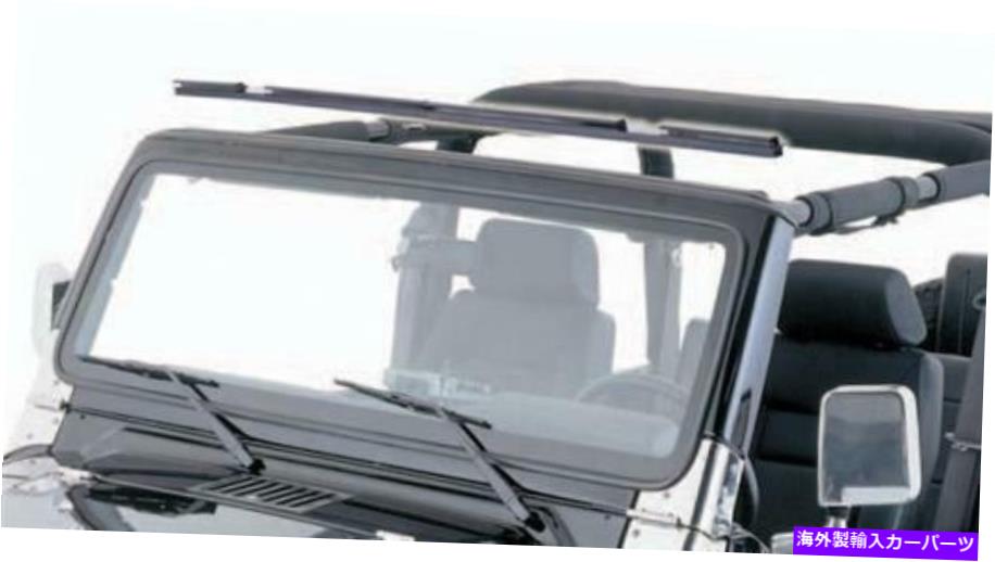 幌 Smittybilt 90104ソフトトップフロントガラスチャネル Smittybilt 90104 Soft Top Windshield Channel【並行輸入品】
