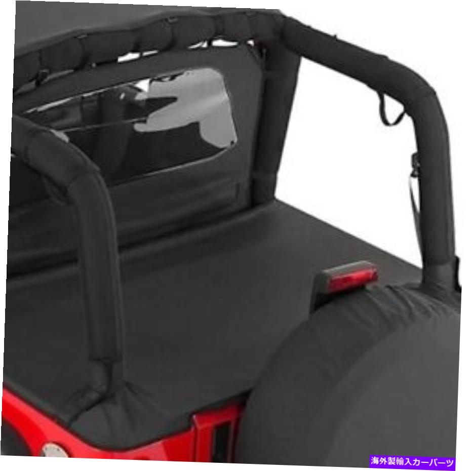 幌 Smittybilt Denim Black Tonneau Cover with Factory Soft Top＃721015 Smittybilt Denim Black Tonneau Cover with Factory Soft Top #721015【並行輸入品】