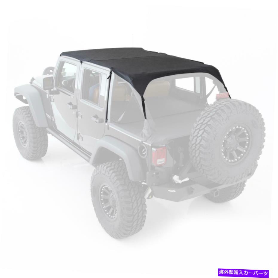 幌 拡張ソフトトップ10-18ラングラーJK 4 Dr Black Diamond Smittybilt Extended Soft Top 10-18 Wrangler JK 4 DR Black Diamond Smittybilt【並行輸入品】