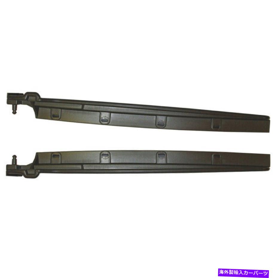 幌 頑丈なリッジ12306.05ジープラングラーのソフトトップトップフロントガラスリテーナー Rugged Ridge 12306.05 Soft Top Windshield Retainers for Jeep Wrangler【並行輸入品】 42,757円