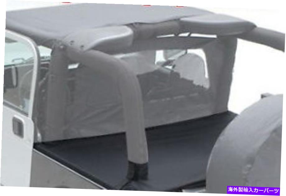 幌 97-06のスミティビルトトノーカバージープラングラーTJ 761015ブラックデニム Smittybilt Tonneau Cover For 97-06 Jeep Wrangler TJ 761015 Black Denim【並行輸入品】