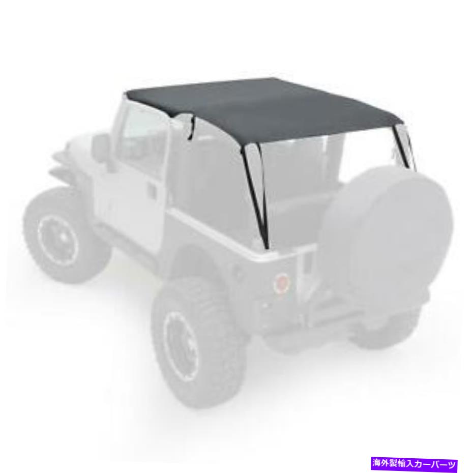 幌 97-06ラングラーTJブラックデニム93615の拡張ソフトトップ Extended Soft Top for 97-06 Wrangler TJ Black Denim 93615【並行輸入品】