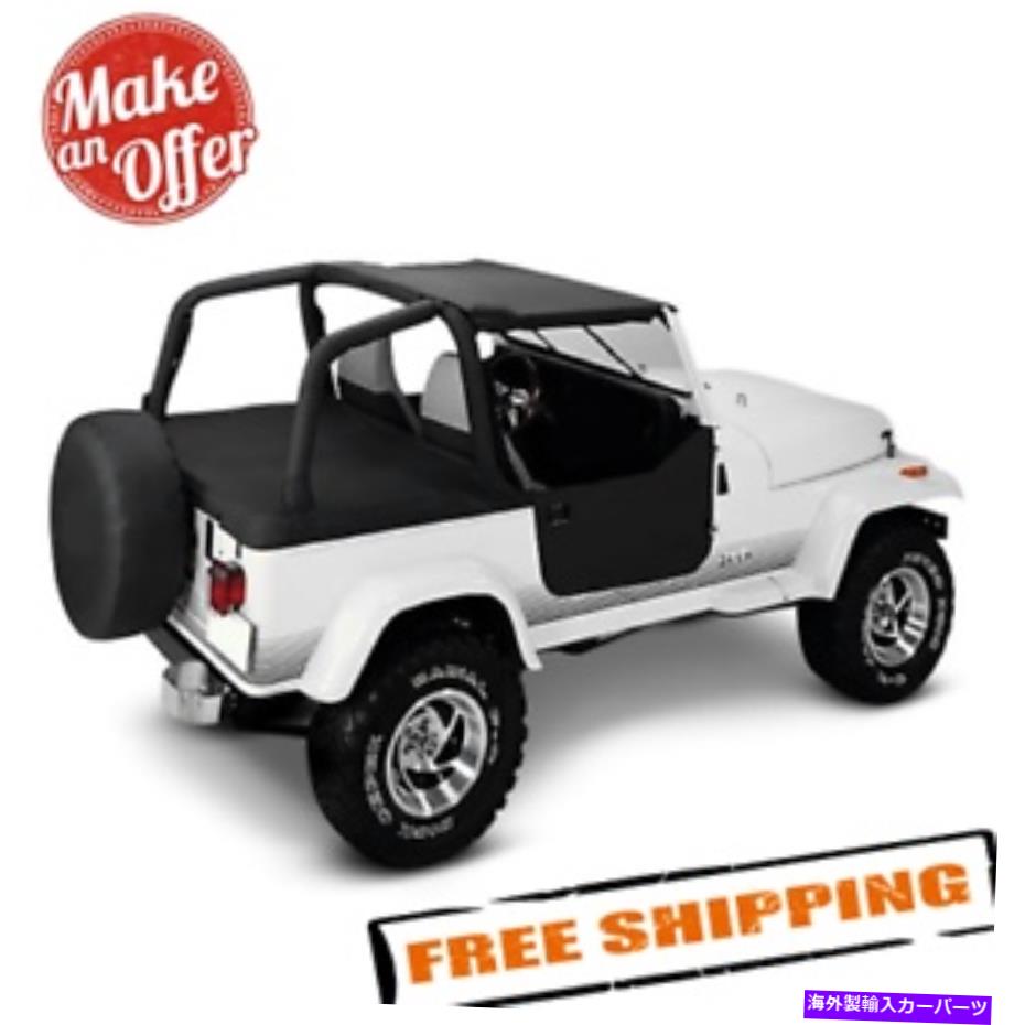 幌 Bestop 52562-15 1995年から1998年のGeo Tracker/Suzuki Sidekickのブラックストラップレスビキニ Bestop 52562-15 Black Strapless Bikini for 1995-1998 Geo Tracker/Suzuki SideKick【並行輸入品】