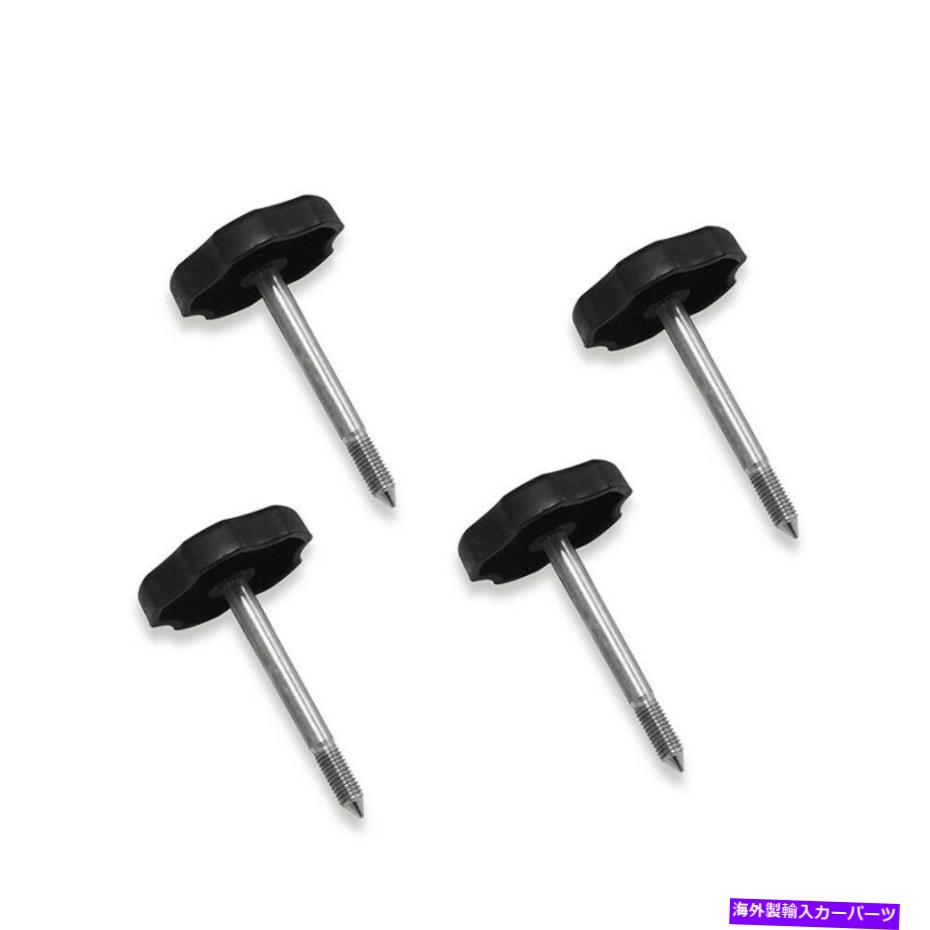 幌 4EAソフトトップドアサラウンドノブ07 -18 /ジープラングラーのピン付き 4EA Soft Top Door Surround Knob With Pin For 07 -18 / Jeep Wrangler【並行輸入品】