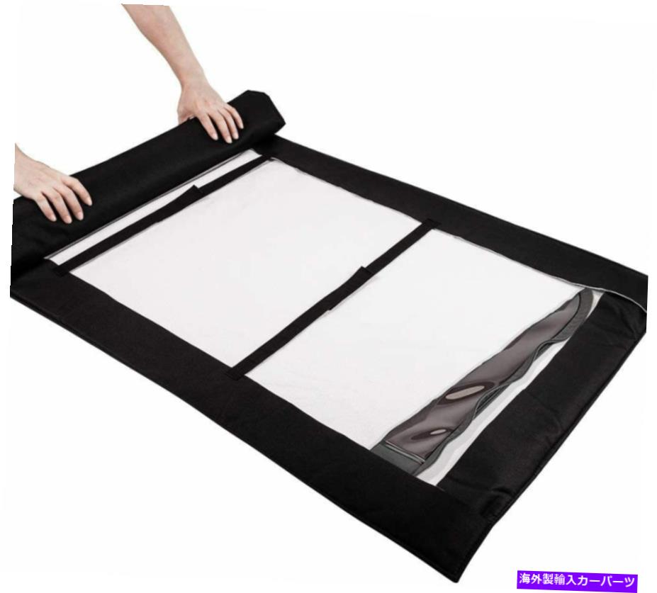 幌 1976年から2018年のソフトトップサイドリアウィンドウロールジープラングラーCJ/YJ/TJ/JK 13100301 Soft Top Side Rear Window Roll for 1976-2018 Jeep Wrangler CJ/YJ/TJ/JK 13100301【並行輸入品】