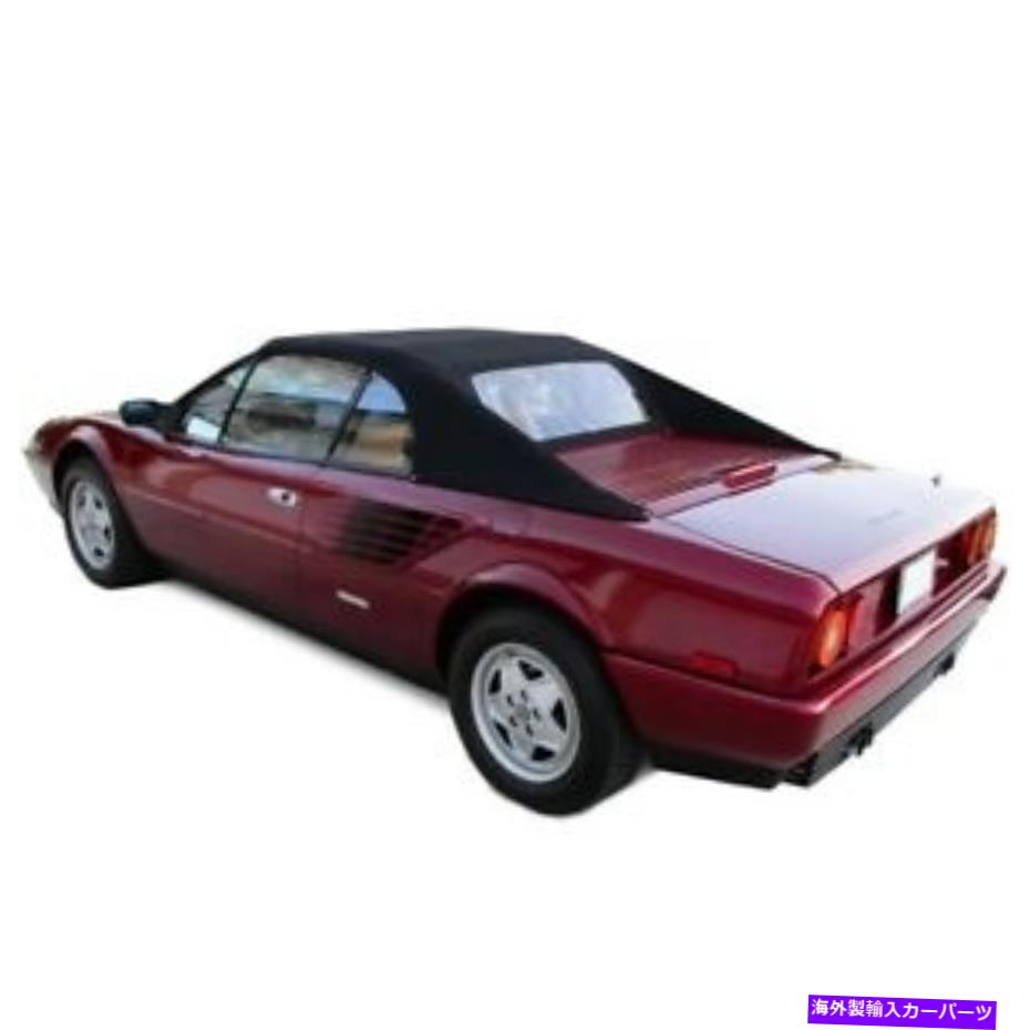 幌 新しいフェラーリモンディアルコンバーチブルプラスチック窓付きソフトトップ1984-1994 New Ferrari Mondial Convertible Soft Top with Plastic Window 1984-1994【並行輸入品】