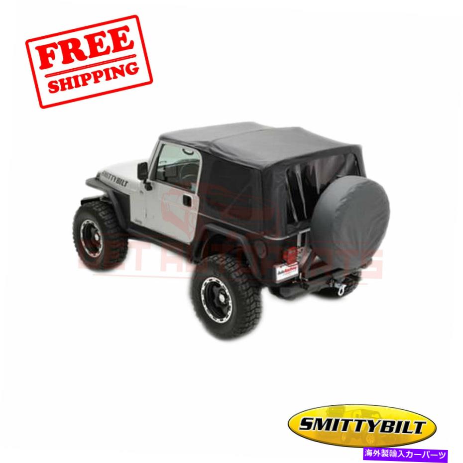 幌 Smittybilt OEMシリーズSuft Top Black for Suzuki Samurai 86-94 Smittybilt OEM Series Soft Top Black for Suzuki Samurai 86-94【並行輸入品】