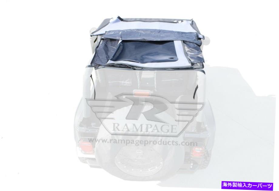 幌 ランパージ109435フレームレスソフトトップキットは92-95ラングラー（YJ）に適合します Rampage 109435 Frameless Soft Top Kit Fits 92-95 Wrangler (YJ)【並行輸入品】