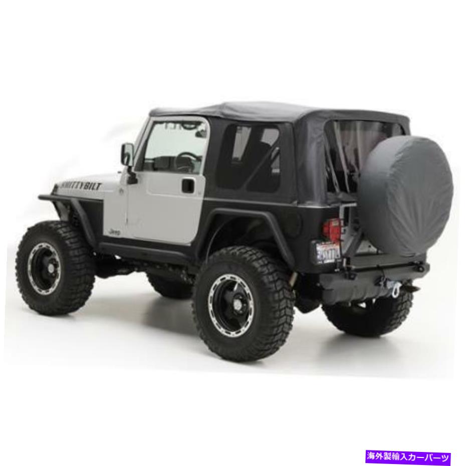 幌 ジープラングラーTJトップ1997-06交換用のSmittybiltソフトトップ9970235の交換用品 Smittybilt Softtop for Jeep Wrangler TJ Top 1997-06 Replacement Tinted 9970235【並行輸入品】