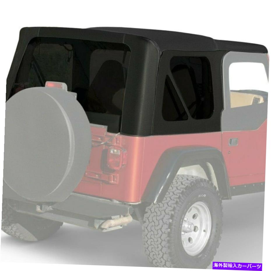 幌 Jeep Wrangler 1997-2006 Rampage 99315 Black Denim Factoryソフトトップ For Jeep Wrangler 1997-2006 Rampage 99315 Black Denim Factory Soft Top【並行輸入品】