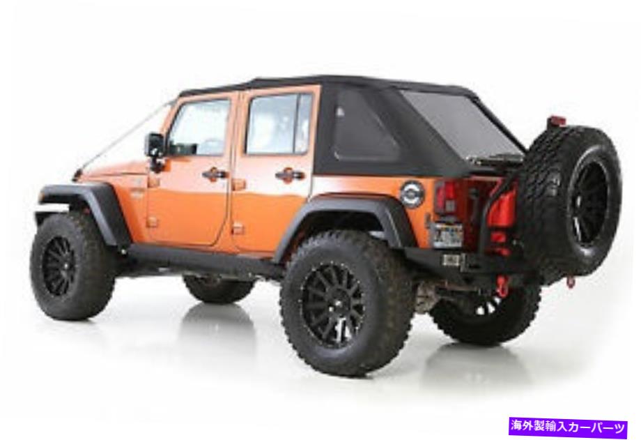 幌 Smittybilt 9073235(在庫)ボウレスコンボトップ10-18ラングラーJK 2ドア Smittybilt 9073235 (IN STOCK) Bowless Combo Top 10-18 Wrangler JK 2-Door【並行輸入品】|Us Custom Parts Shop USDM