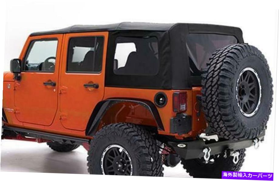 幌 2007年から2009年のSmittybilt Jeep JK Wrangler Unlimited交換ソフトトップ9080235の Smittybilt For 2007-2009 Jeep JK Wrangler Unlimited Replacement Soft Top 9080235【並行輸入品】
