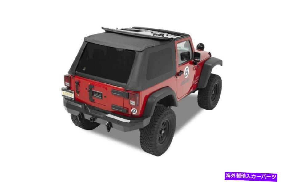 幌 Bestop 52822-35 Trektopハードウェア用の交換 - ジープラングラーJKのソフトトップ Bestop 52822-35 Replace-A-Top for Trektop Hardware Soft Top for Jeep Wrangler JK【並行輸入品】
