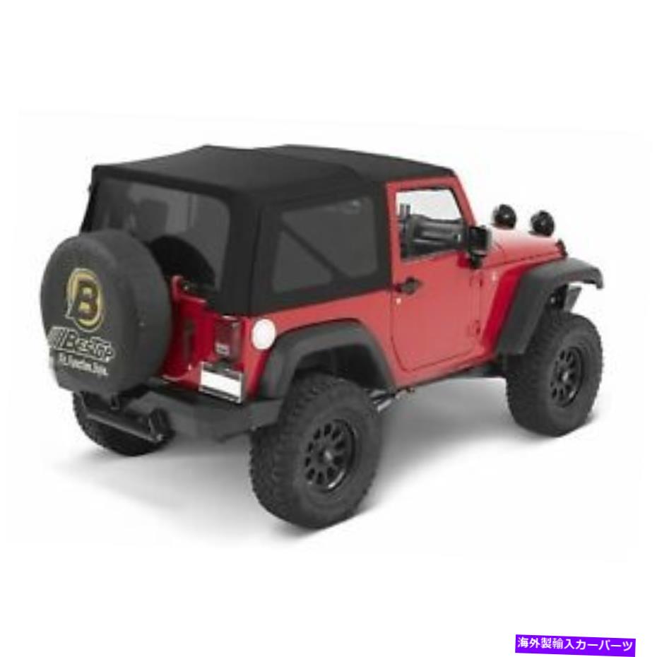 幌 Bestopは10-18ジープラングラーjk2drのトップブラックツイルを交換しません。 Bestop Replace A Top Black Twill No Doors For 10-18 Jeep Wrangler JK 2DR【並行輸入品】｜Us Custom Parts Shop USDM