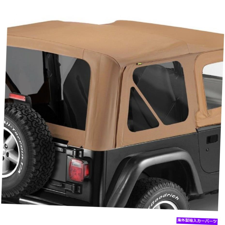 幌 BESTOP 79139-37スパイス交換 - 97-02ラングラーTJのためのソフトトップソフトトップ Bestop 79139-37 Spice Replace-A-Top Sailcloth Soft Top for 97-02 Wrangler TJ【並行輸入品】