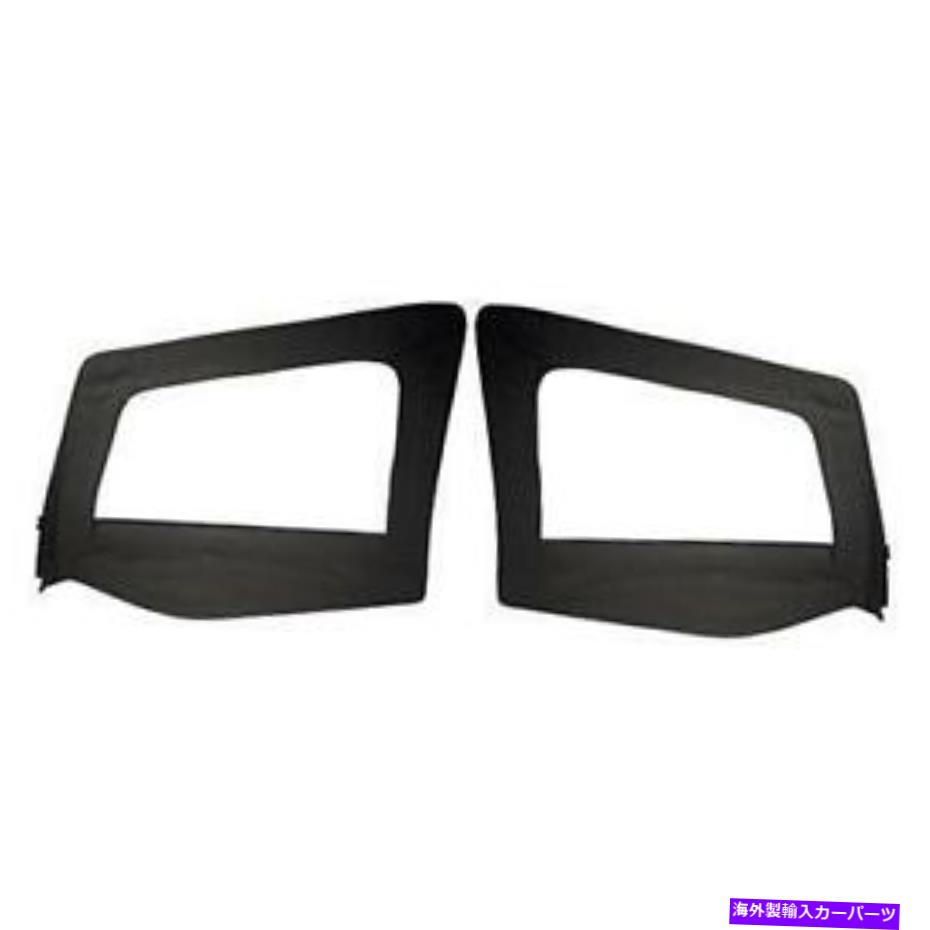 幌 ランパージドアスキン - ブラックデニムフィット1997-2006ジープラングラーTJ LJ 89715 Rampage Door Skins - Black Denim fits 1997-2006 Jeep Wrangler TJ LJ 89715【並行輸入品】｜Us Custom Parts Shop USDM