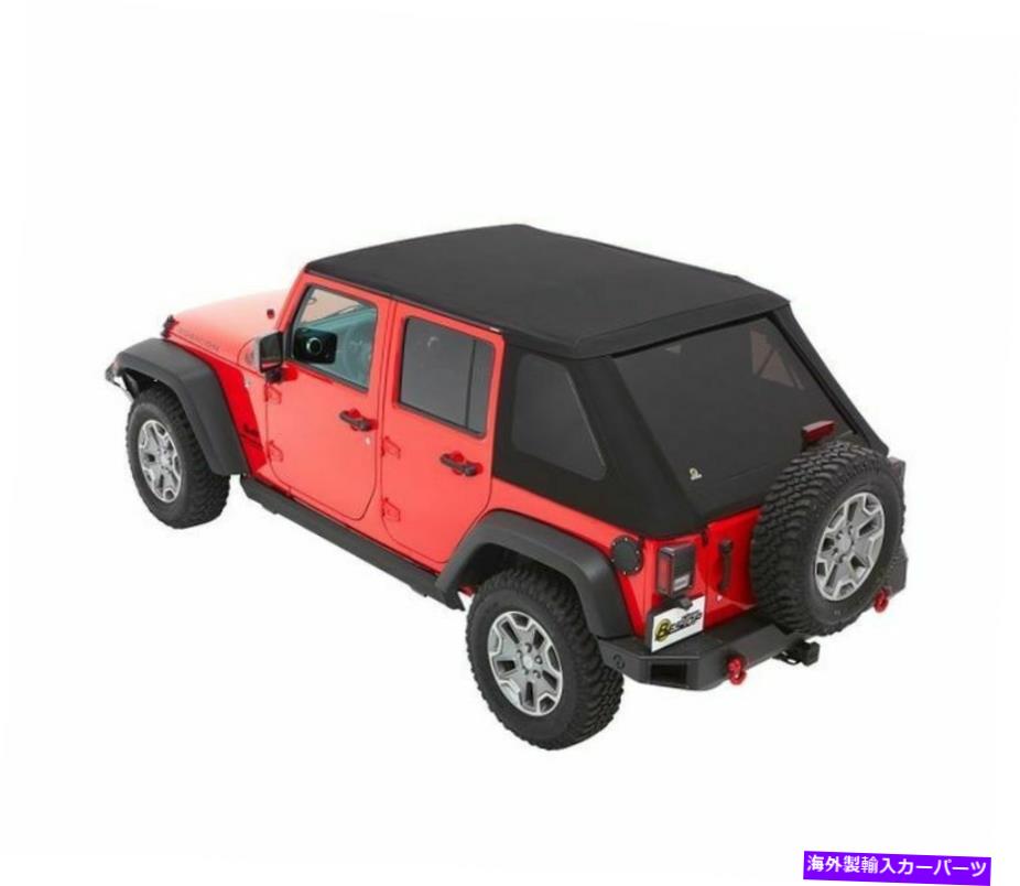 幌 Bestop Trektop NXソフトトップブラックダイヤモンド。 56853-35 Bestop Trektop NX Soft Top-Black Diamond, for Wrangler JK 4dr.; 56853-35【並行輸入品】