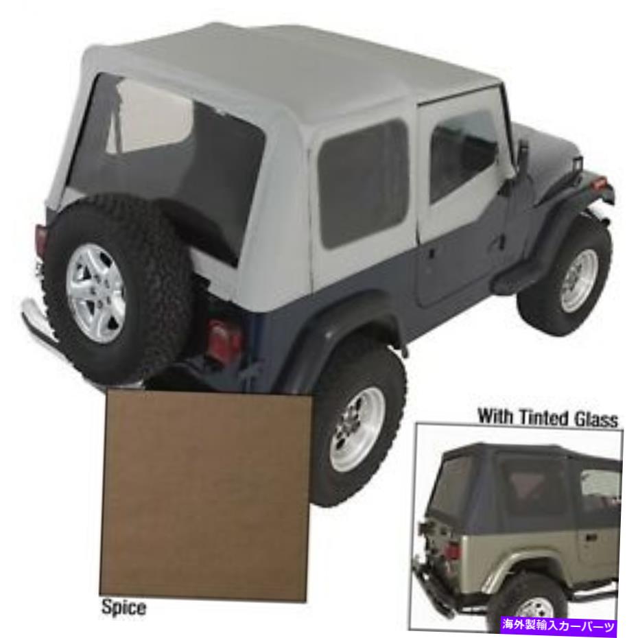 幌 頑丈なリッジ13702.37ファブリック交換トップフィット88-95ラングラー（YJ） Rugged Ridge 13702.37 Fabric Replacement Top Fits 88-95 Wrangler (YJ)【並行輸入品】