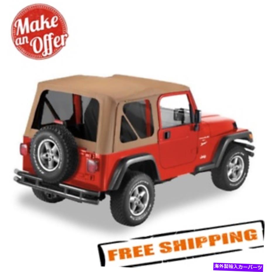 幌 Bestop 79139-37 1997年から2002年のJeep Wrangler TJのスパイスセイルクロス交換 Bestop 79139-37 Spice Sailcloth Replace-A-Top for 1997-2002 Jeep Wrangler TJ【並行輸入品】 121,330円
