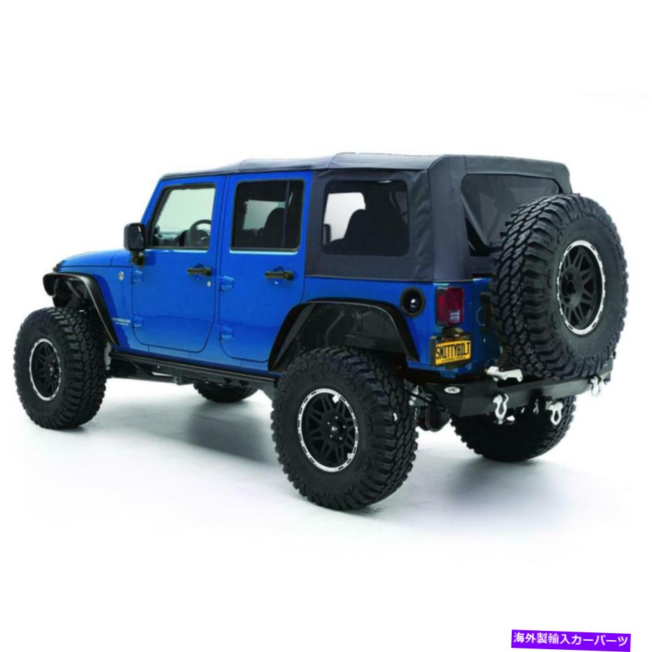 幌 ソフトトップは10-18ラングラーJK 4 dr OEM交換用のティントウィンドウダイヤモンドdr OEM交換 Soft Top fits 10-18 Wrangler JK 4 DR OEM Replacement W/Tinted Windows Diamond【並行輸入品】