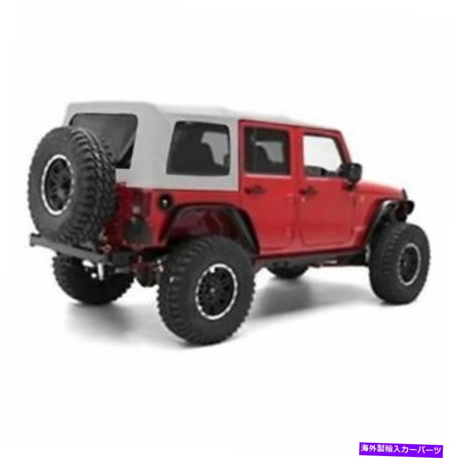 幌 Smittybilt 98752 -Vinyl Whiteの交換ソフトトップのみ Smittybilt 98752 - Vinyl White Replacement Soft Top Only【並行輸入品】 60,319円