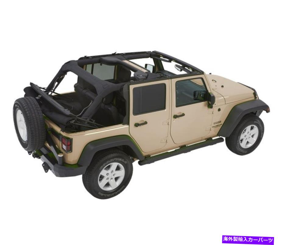 幌 Bestop PN 54923-17 TREKTOP NXグライドコンバーチブルソフトトップフィットラングラーJK 07-18 Bestop PN 54923-17 TrekTop NX Glide Convertible Soft Top Fits Wrangler JK 07-18【並行輸入品】