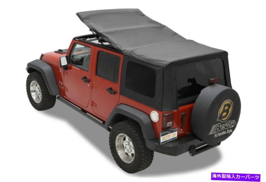 幌 Jeep JK 4drのOEMハードウェアブラックダイヤモンド用のBestopの交換。 79137-35 Bestop Replace-A-Top for OEM Hardware-Black Diamond, for Jeep JK 4dr.; 79137-35【並行輸入品】