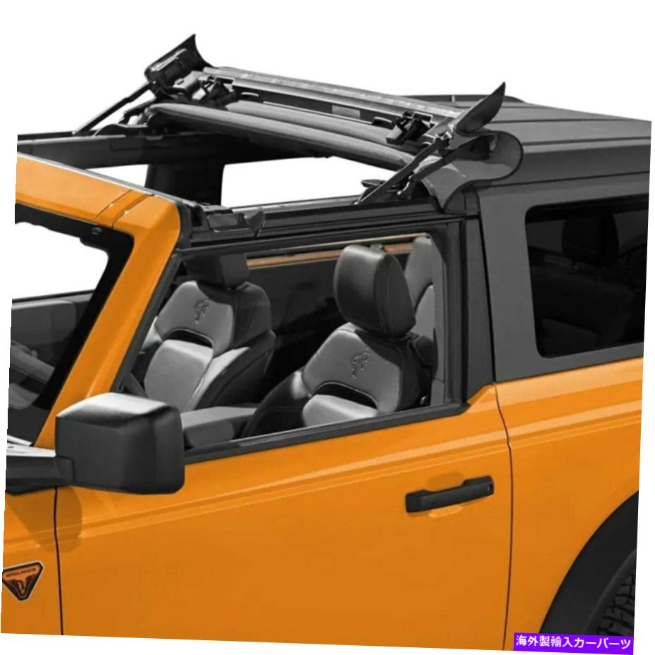 幌 Ford Bronco2022 Bestop 52460-35ハードトップのためのサンライダーブラックダイヤモンド For Ford Bronco 2022 Bestop 52460-35 Sunrider Black Diamond For Hard Top【並行輸入品】