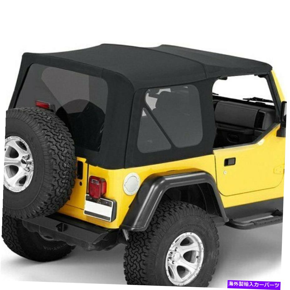 幌 ジープラングラー97-06スーパートップNXブラックダイヤモンド完全交換ソフトトップ For Jeep Wrangler 97-06 Supertop NX Black Diamond Complete Replacement Soft Top【並行輸入品】
