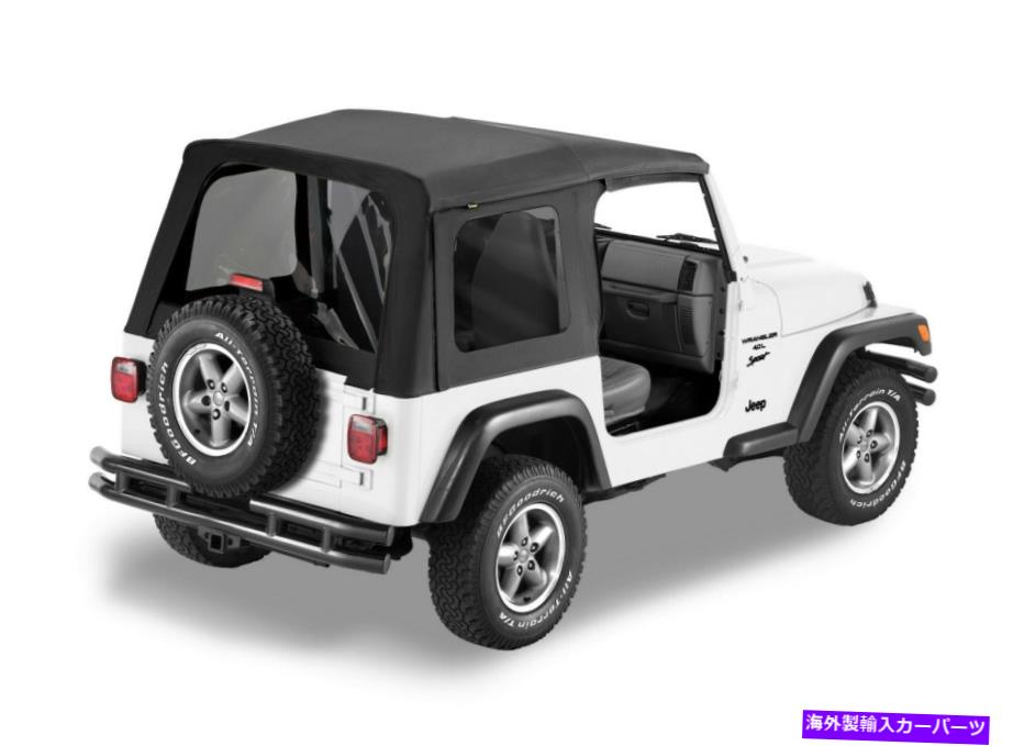 幌 OEMハードウェアブラックデニム用のBestopの交換、Wrangler TJ。 51180-15 Bestop Replace-A-Top for OEM Hardware-Black Denim, for Wrangler TJ; 51180-15【並行輸入品】