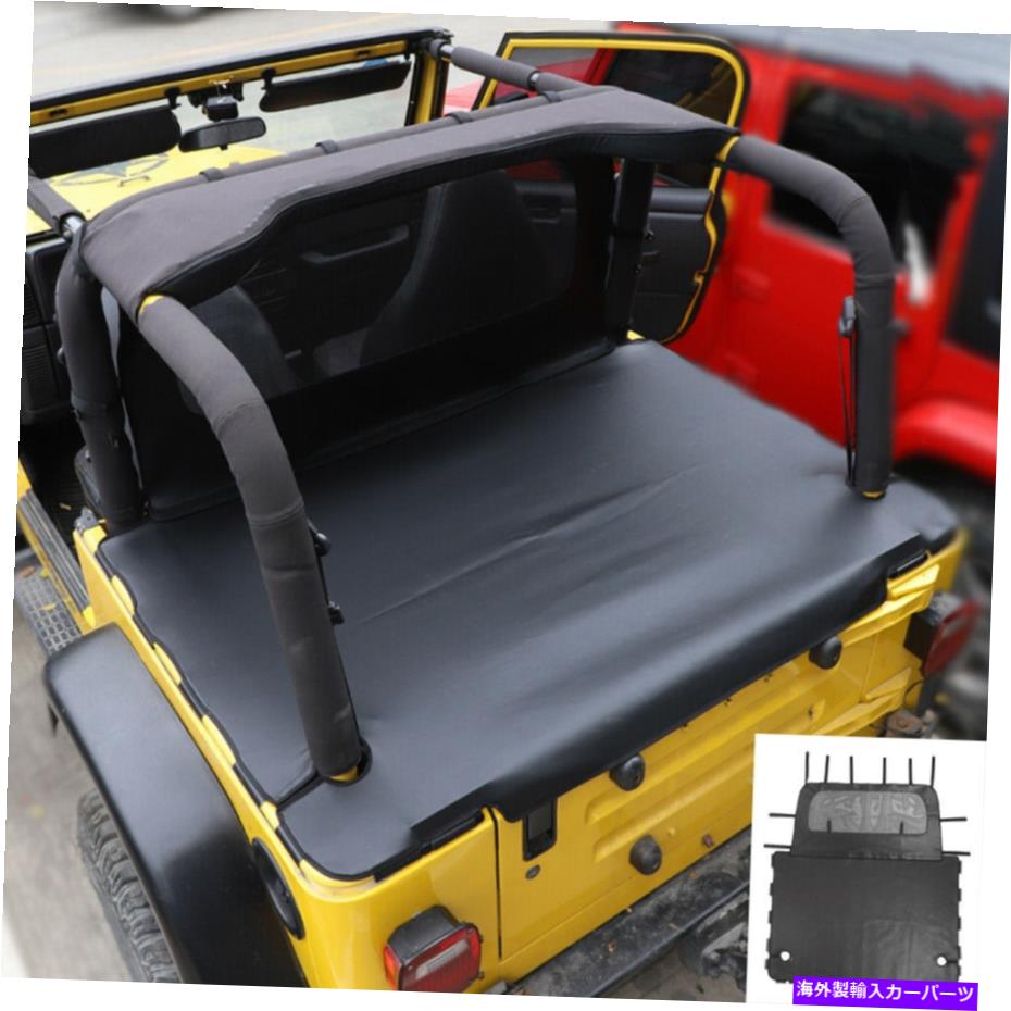 幌 リアトランクテールボックスソフトトップビキニ分離カバージープラングラーTJ 1997-06 Rear Trunk Tail Box Soft Top Bikini Isolation Cover for Jeep Wrangler TJ 1997-06【並行輸入品】