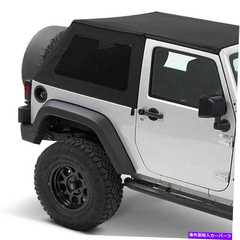 幌 ジープラングラーJK 18ブラックダイヤモンドスプリントトップフレームレスソフトトップ For Jeep Wrangler JK 18 Black Diamond Sprint Top Frameless Soft Top【並行輸入品】
