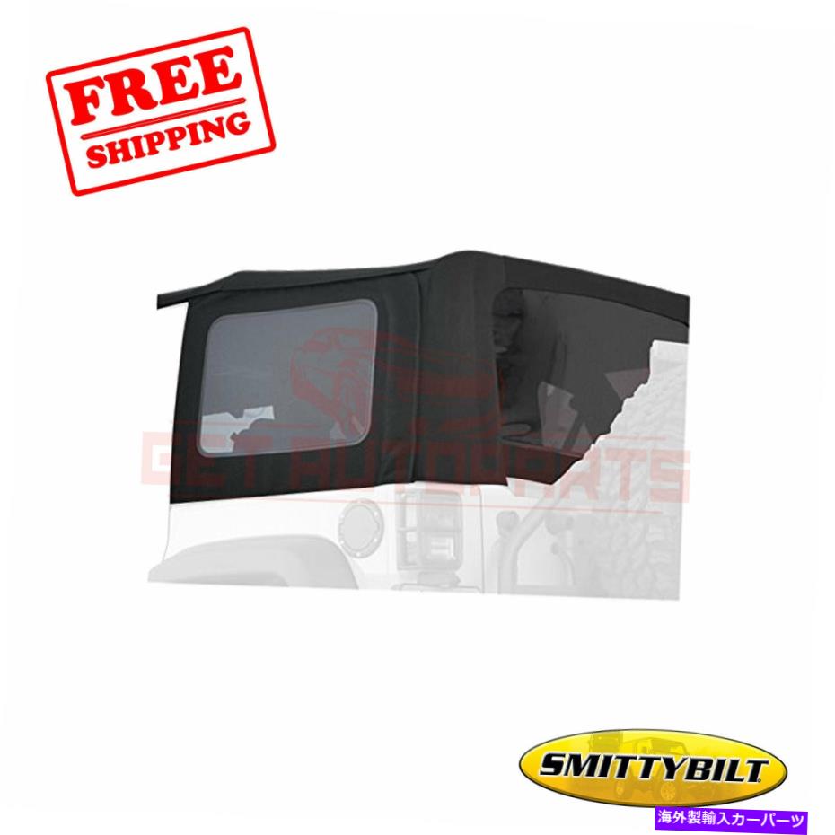 幌 ジープラングラーのためのSmittybiltソフトトッププレミアムブラックダイヤモンドキャンバス07-09 Smittybilt Soft Top Premium Black Diamond Canvas for Jeep Wrangler 07-09【並行輸入品】
