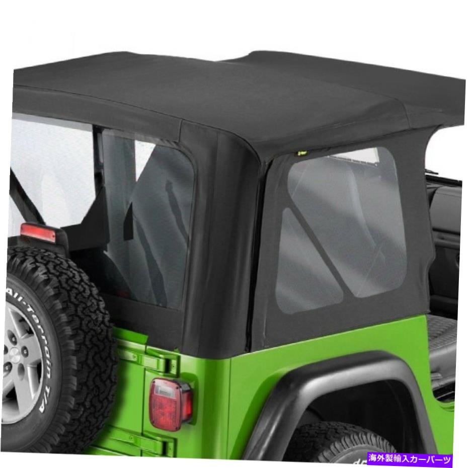 幌 Bestop 51178-35 03-06 Jeep Wrangler TJのブラックダイヤモンド交換ソフトトップ Bestop 51178-35 Black Diamond Replacement Soft Top for 03-06 Jeep Wrangler TJ【並行輸入品】