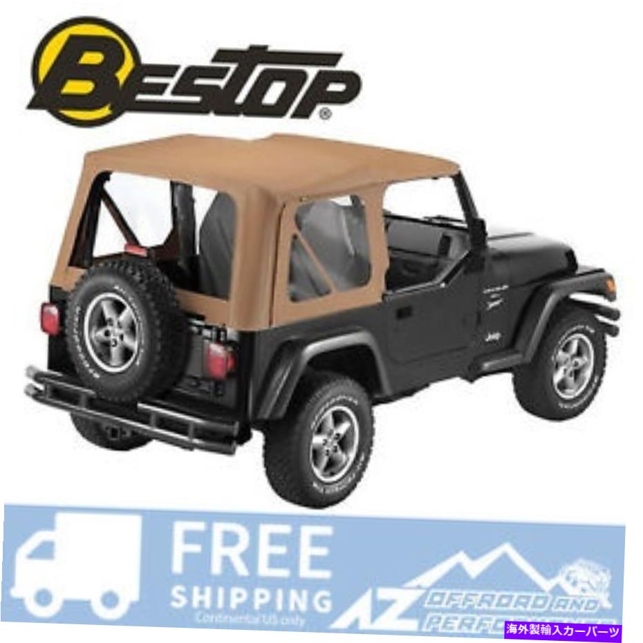 幌 Bestop Sailcloth 97-02 Jeep Wrangler TJ用のトップクリアウィンドウスパイスを交換してください Bestop Sailcloth Replace A Top Clear Windows Spice For 97-02 Jeep Wrangler TJ【並行輸入品】