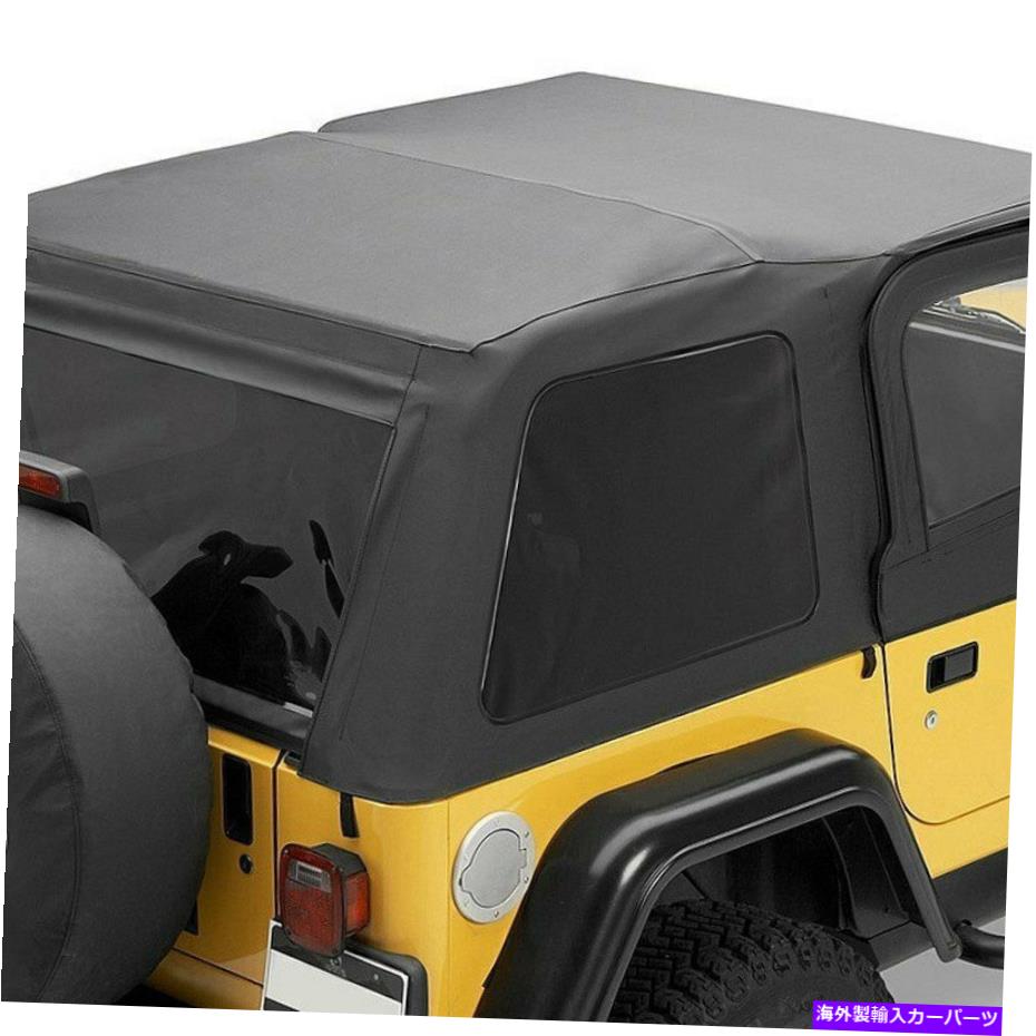 幌 ジープラングラー97-06トレックトップNXブラックデニム完全交換ソフトトップ For Jeep Wrangler 97-06 Trektop NX Black Denim Complete Replacement Soft Top【並行輸入品】