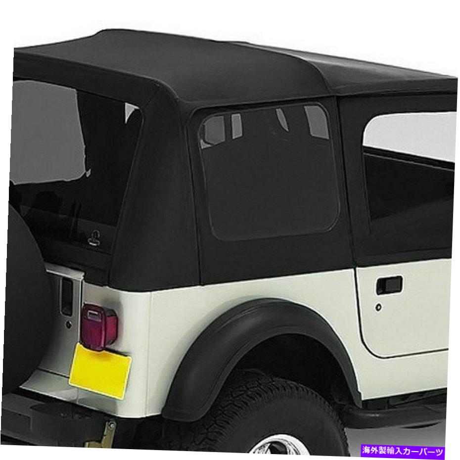 幌 Jeep Wrangler 1997-2002 Bestop 51121-15交換 - トップブラックデニムソフトトップ For Jeep Wrangler 1997-2002 Bestop 51121-15 Replace-a-Top Black Denim Soft Top【並行輸入品】