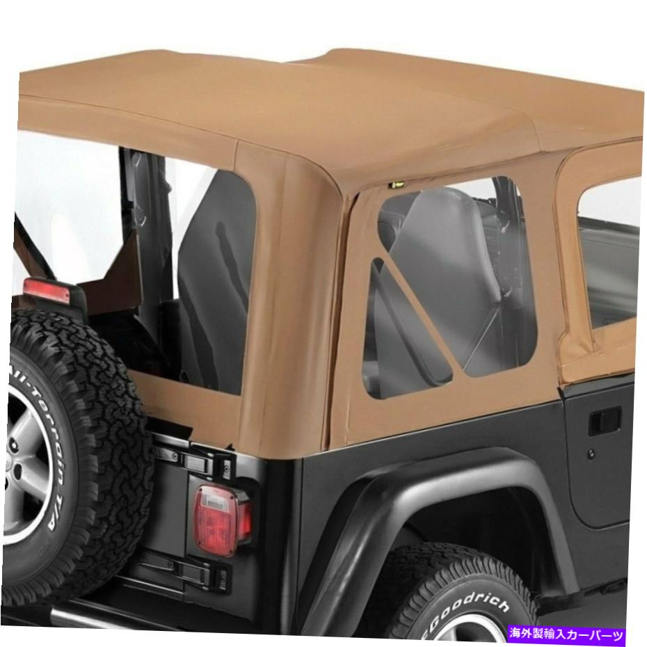 幌 Jeep Wrangler 88-95 Bestop 79120-37交換 - スパイスセイルクロスソフトトップ For Jeep Wrangler 88-95 Bestop 79120-37 Replace-a-Top Spice Sailcloth Soft Top【並行輸入品】｜Us Custom Parts Shop USDM