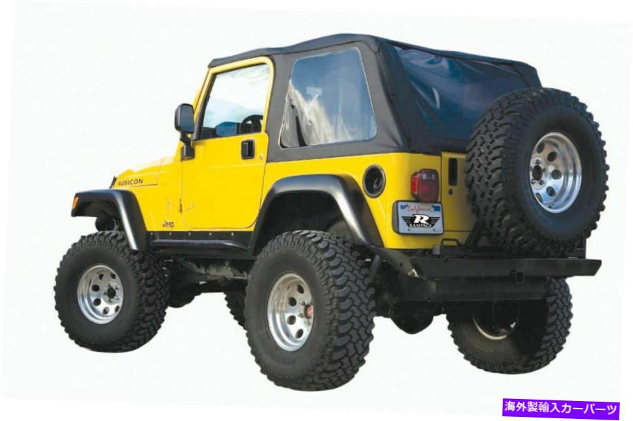 幌 1997-2006ジープラングラーTJランパージフレームレスソフトトップキット送料無料109535 1997-2006 Jeep Wrangler TJ Rampage Frameless Soft Top Kit Free Shipping 109535【並行輸入品】