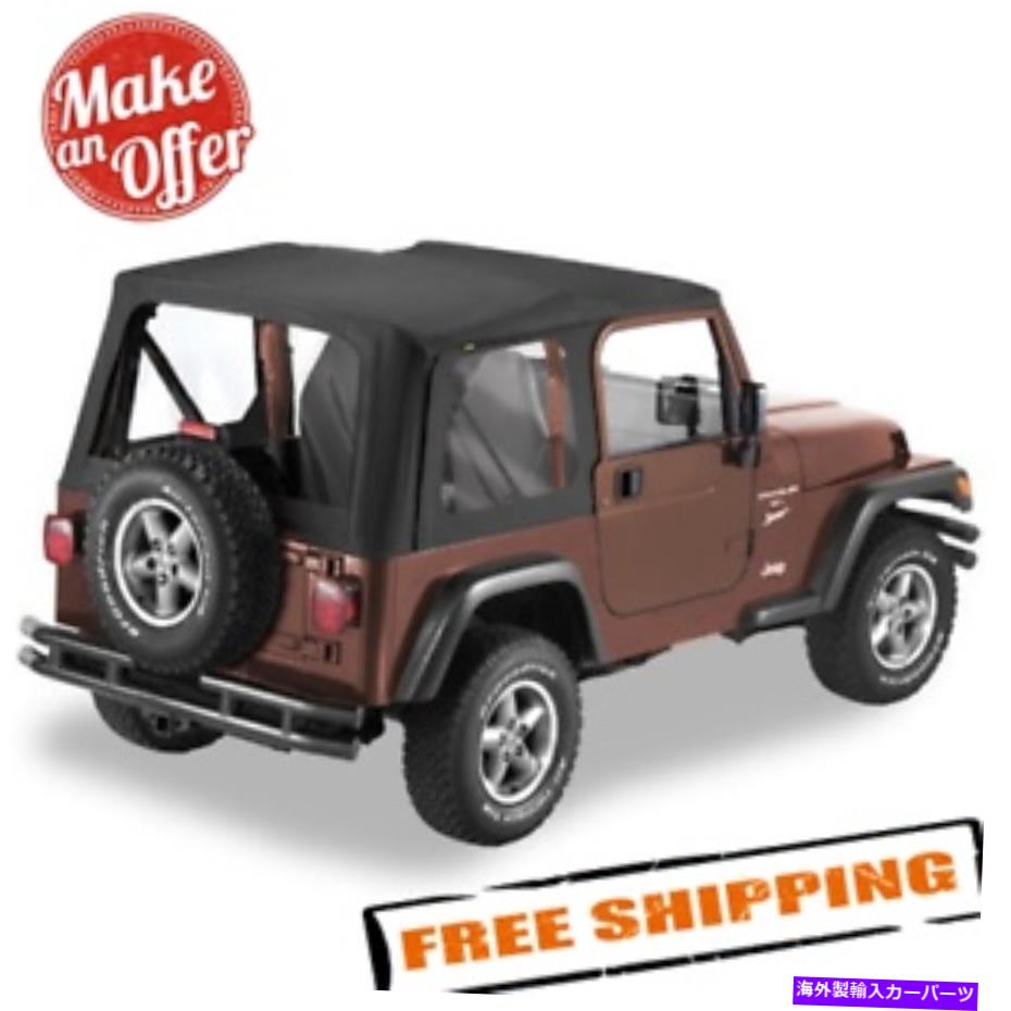 幌 Bestop 51178-35 2003-2006 Jeep Wrangler TJのブラックダイヤモンド交換 Bestop 51178-35 Black Diamond Replace-A-Top for 2003-2006 Jeep Wrangler TJ【並行輸入品】