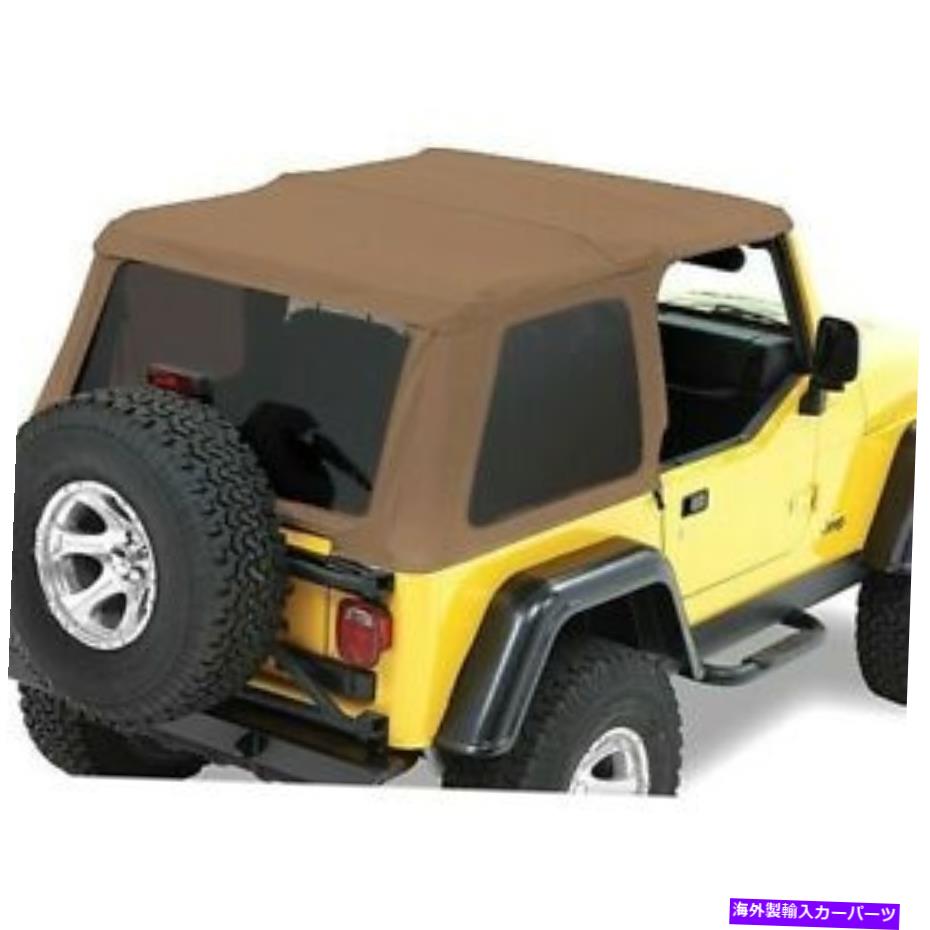 幌 52820-37 Bestopソフトトップジープラングラーの新しい日焼け1997-2006 52820-37 Bestop Soft Top New Tan for Jeep Wrangler 1997-2006【並行輸入品】