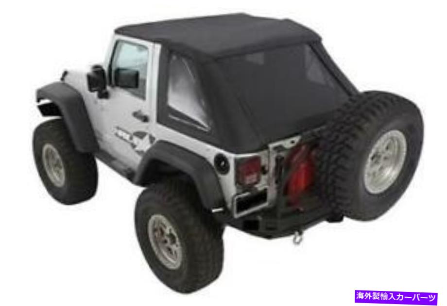 幌 07-18ラングラーJK 2DR OEM W/ティント9073235の弓のないソフトトップコンボ Bowless SoftTop Combo For 07-18 Wrangler JK 2DR OEM W/Tinted 9073235【並行輸入品】