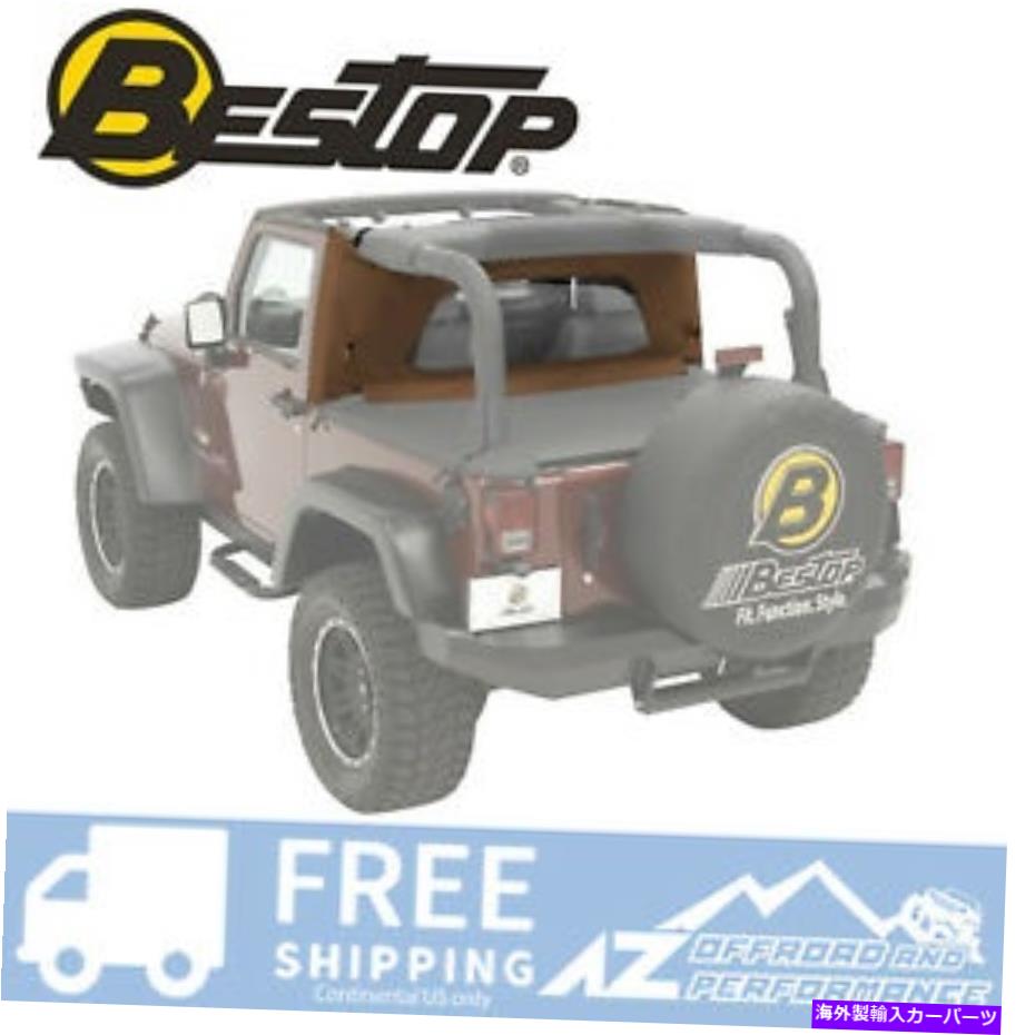 幌 '97 -'02ジープラングラーTJスパイス80033-37のBestopラップアラウンドWindjammer Bestop WrapAround WindJammer For '97-'02 Jeep Wrangler TJ Spice 80033-37【並行輸入品】