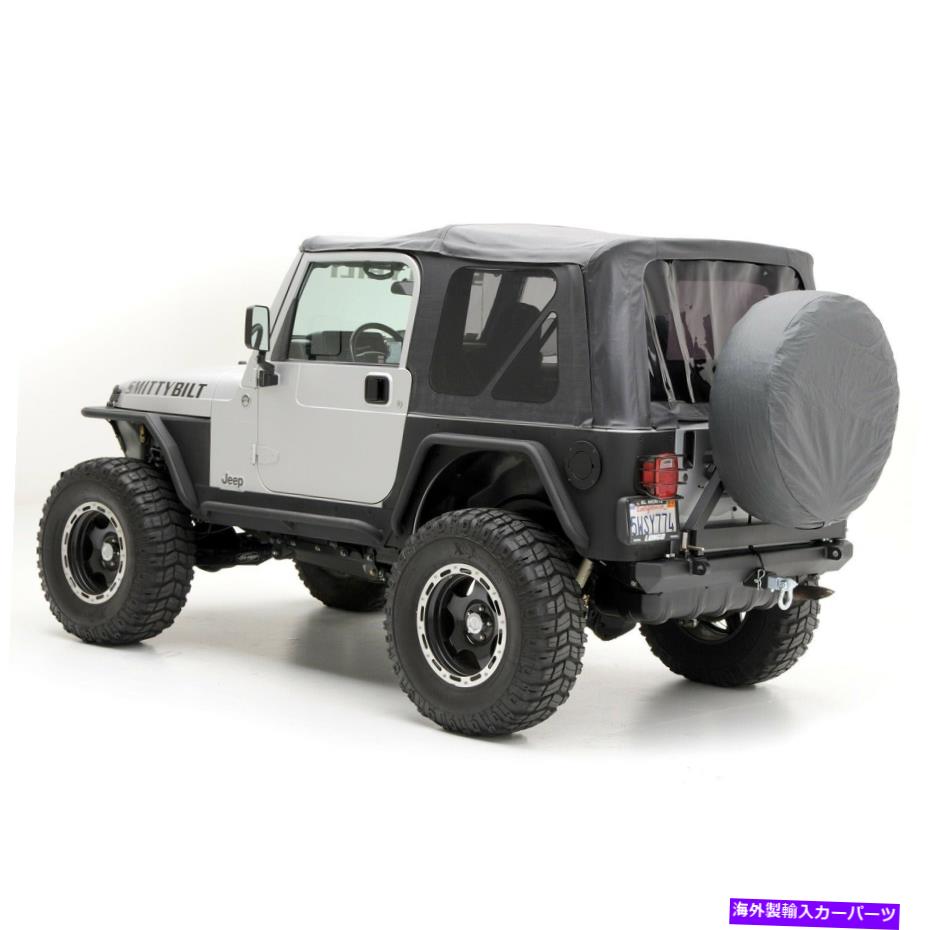 幌 Smittybilt 9970235交換ソフトトップは97-06 TJラングラーにフィットします Smittybilt 9970235 Replacement Soft Top Fits 97-06 TJ Wrangler【並行輸入品】