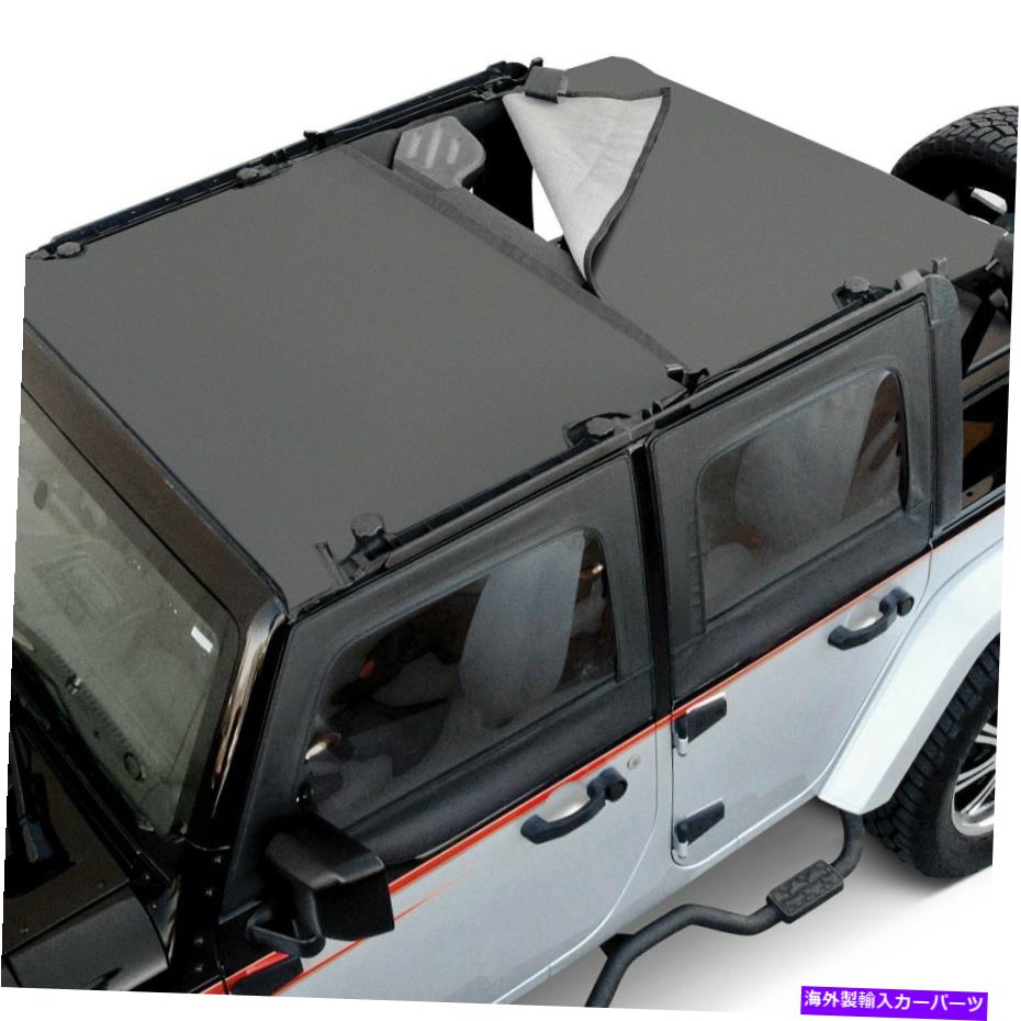 幌 Jeep Wrangler JK 2018 Rampage 94935ブラックダイヤモンドコンボサンブリーフトップ For Jeep Wrangler JK 2018 Rampage 94935 Black Diamond Combo Sun Brief Top【並行輸入品】