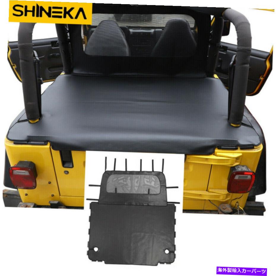 幌 ジープラングラーTJ 1997-06のレザーリアトランクソフトトップビキニアイソレーションカバー Leather Rear Trunk Soft Top Bikini Isolation Cover for Jeep Wrangler TJ 1997-06【並行輸入品】｜Us Custom Parts Shop USDM