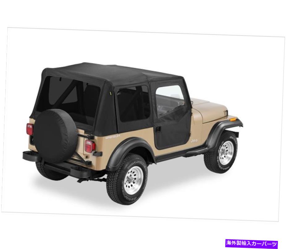 幌 Bestop PN 51123-15交換 - ブラックデニムのソフトトップ Bestop PN 51123-15 Replace-A-Top Soft Top in Black Denim Fits Wrangler YJ 88-95【並行輸入品】 114,620円
